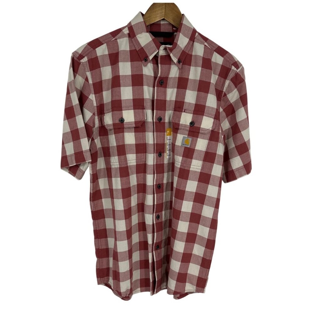 Carhartt TW4625-M Loose Fit Midweight Short Sleeve Shirt Men Size Small Workwear